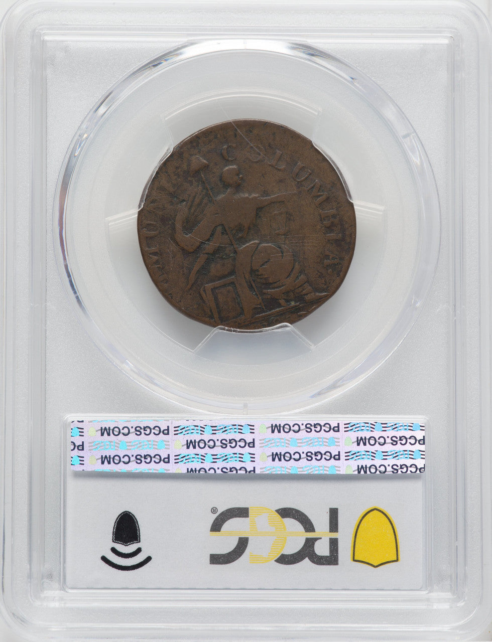 1785 Immune Columbia George III BN Colonials PCGS VG10