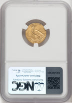 1908 $2.50 Indian Quarter Eagle NGC MS65+