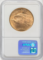 1925-D $20 Saint-Gaudens Double Eagle NGC MS62