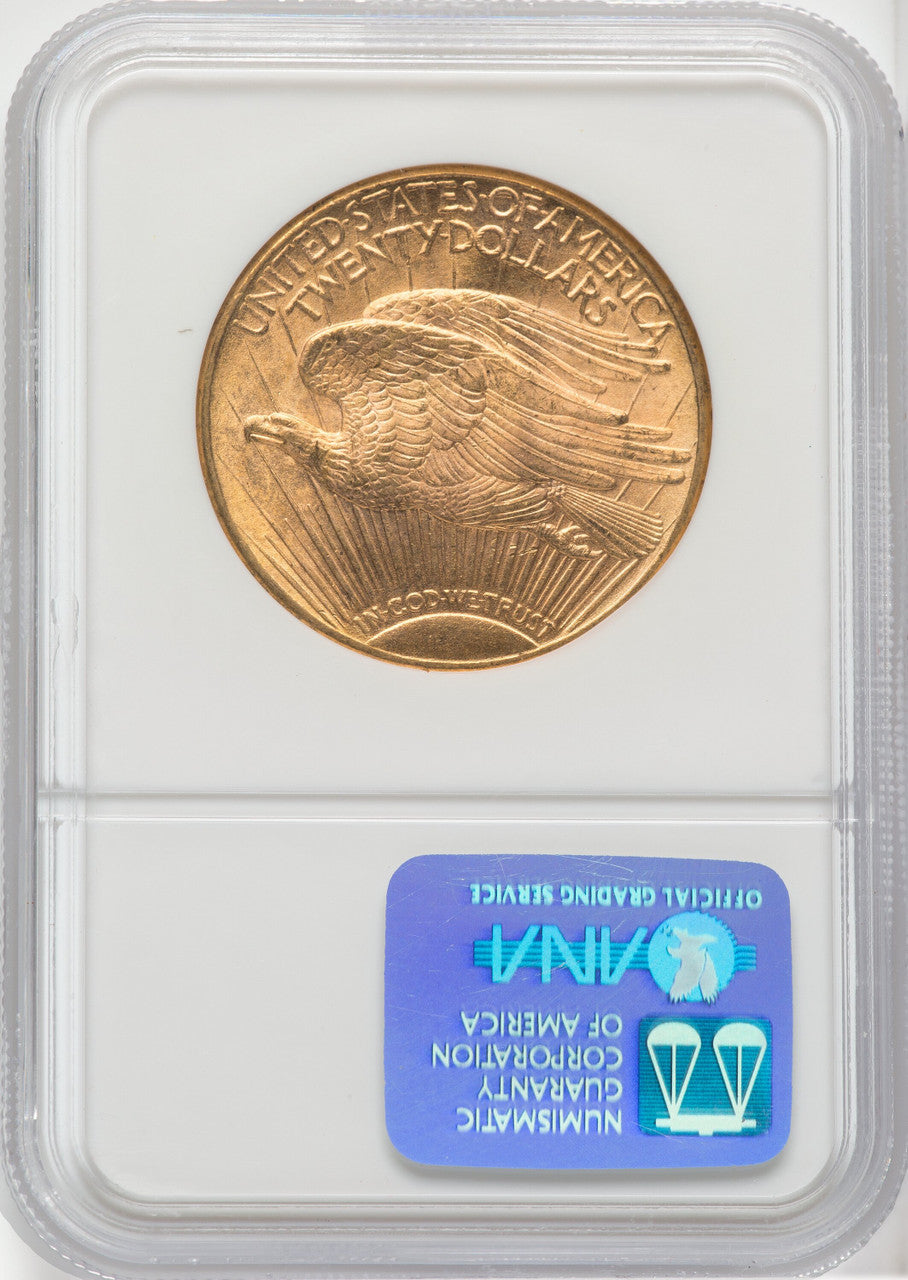 1925-D $20 Saint-Gaudens Double Eagle NGC MS62