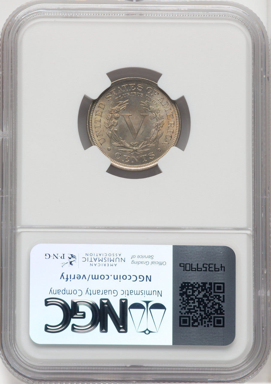1899 5C Liberty Nickel NGC MS66