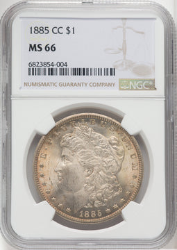 1885-CC $1 Morgan Dollar NGC MS66 (759923039)