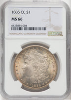 1885-CC $1 Morgan Dollar NGC MS66 (759923039)