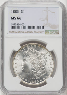 1883 $1 Morgan Dollar NGC MS66 (518448020)