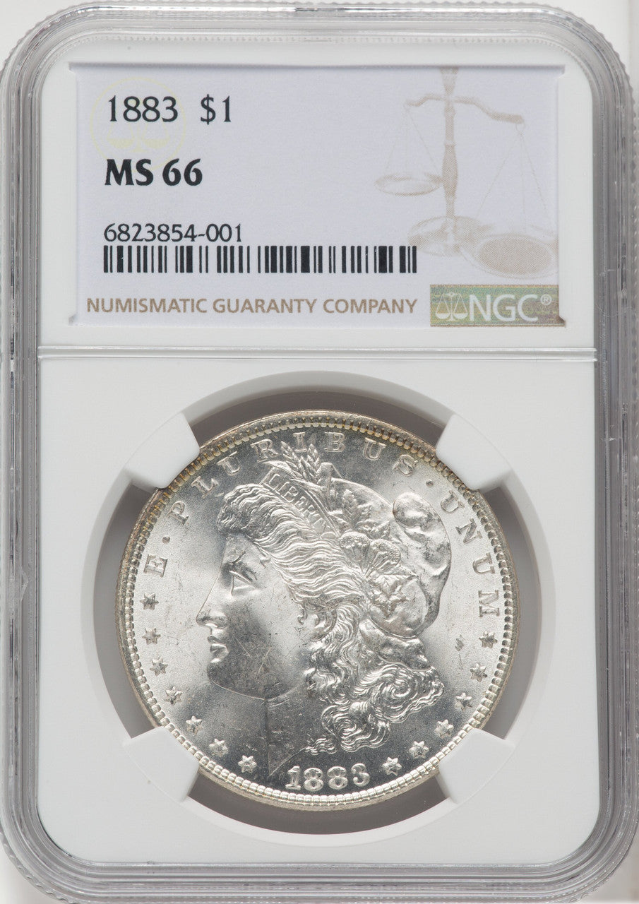 1883 $1 Morgan Dollar NGC MS66 (518448020)