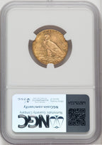 1912 $5 Indian Half Eagle NGC MS64+
