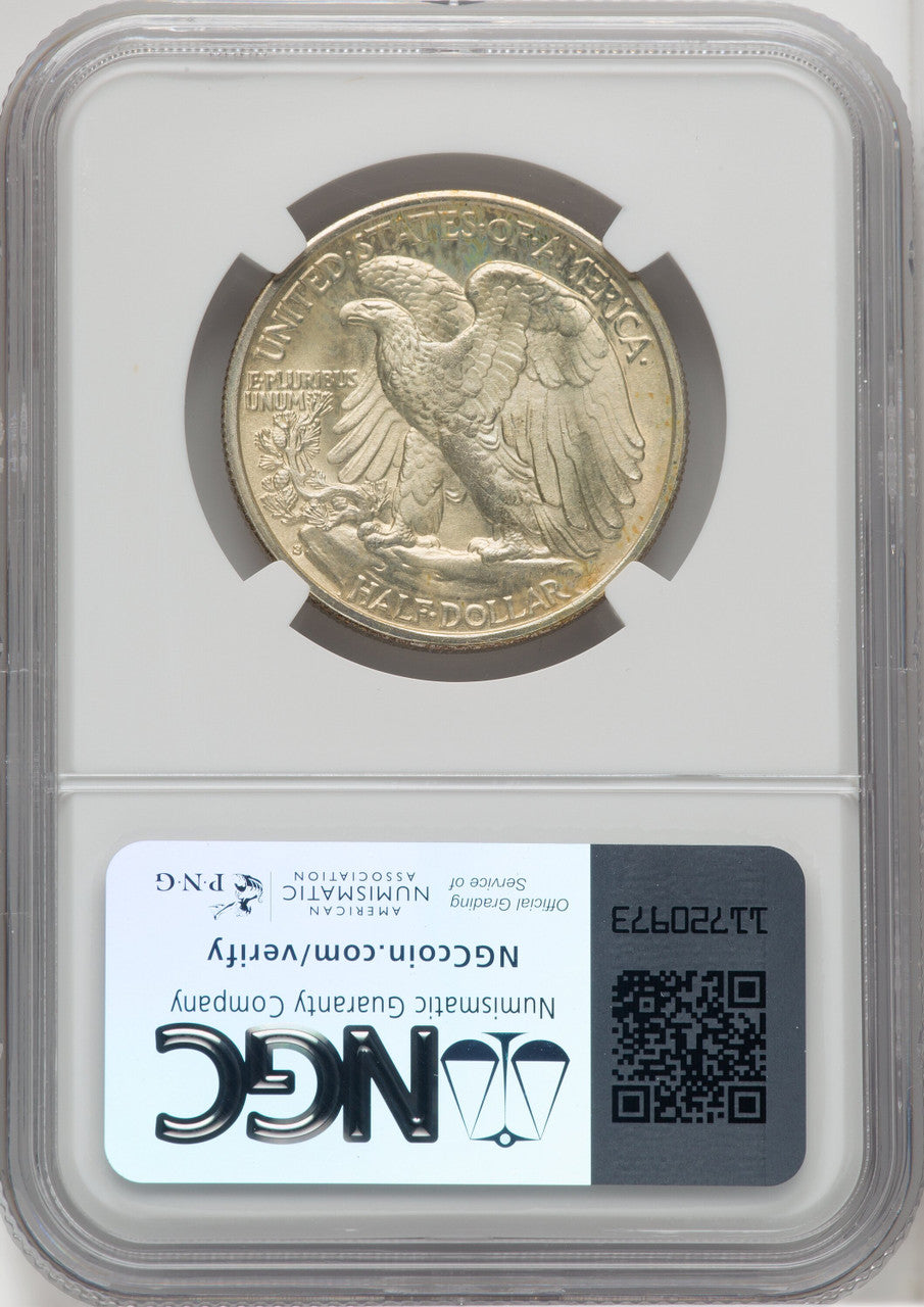 1939-S 50C Walking Liberty Half Dollar NGC MS67 (764026018)
