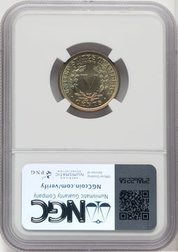 1911 5C Liberty Nickel NGC MS66+