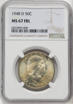 1948-D 50C FL Franklin Half Dollar NGC MS67