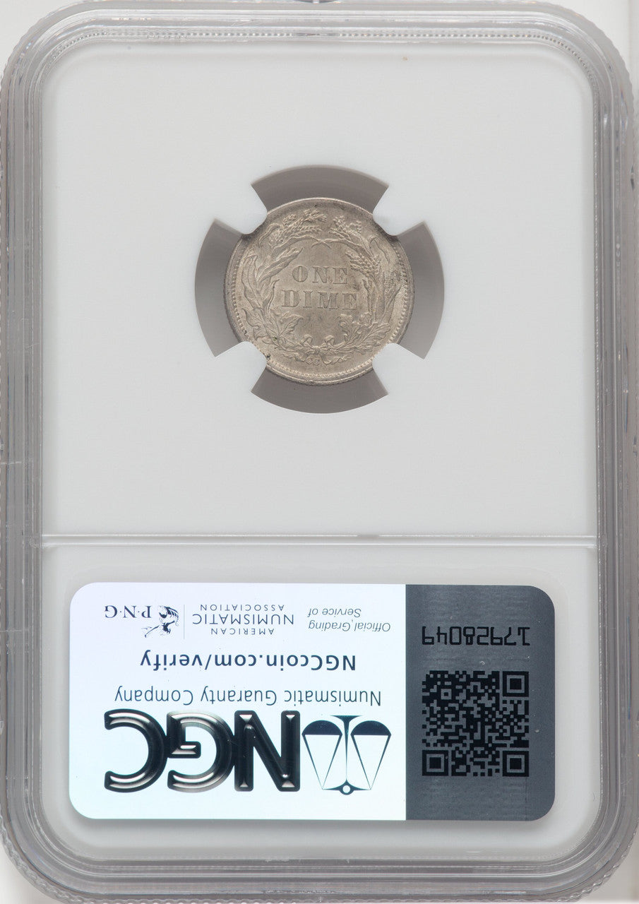 1877-CC 10C Seated Dime NGC MS64