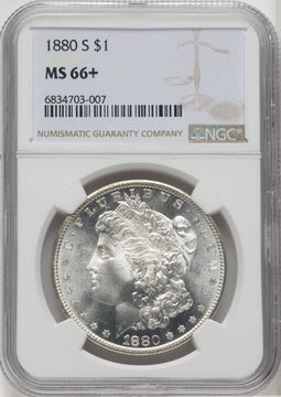 1880-S $1 Morgan Dollar NGC MS66+