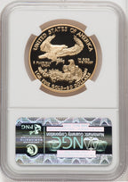 2001-W $50 One-Ounce Gold Eagle Brown Label NGC PF70