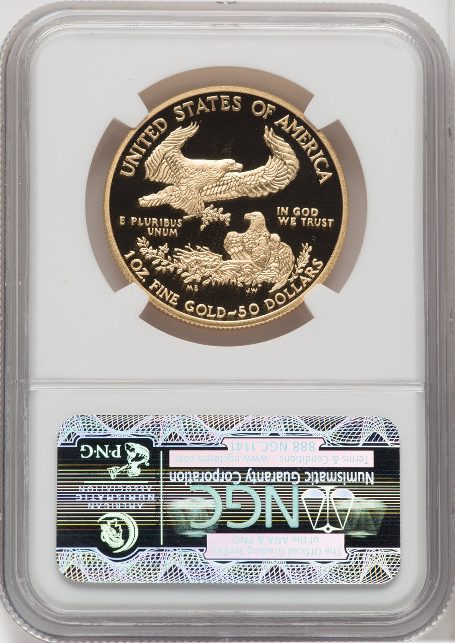 2013-W $50 Gold Eagle First Releases NGC PF70