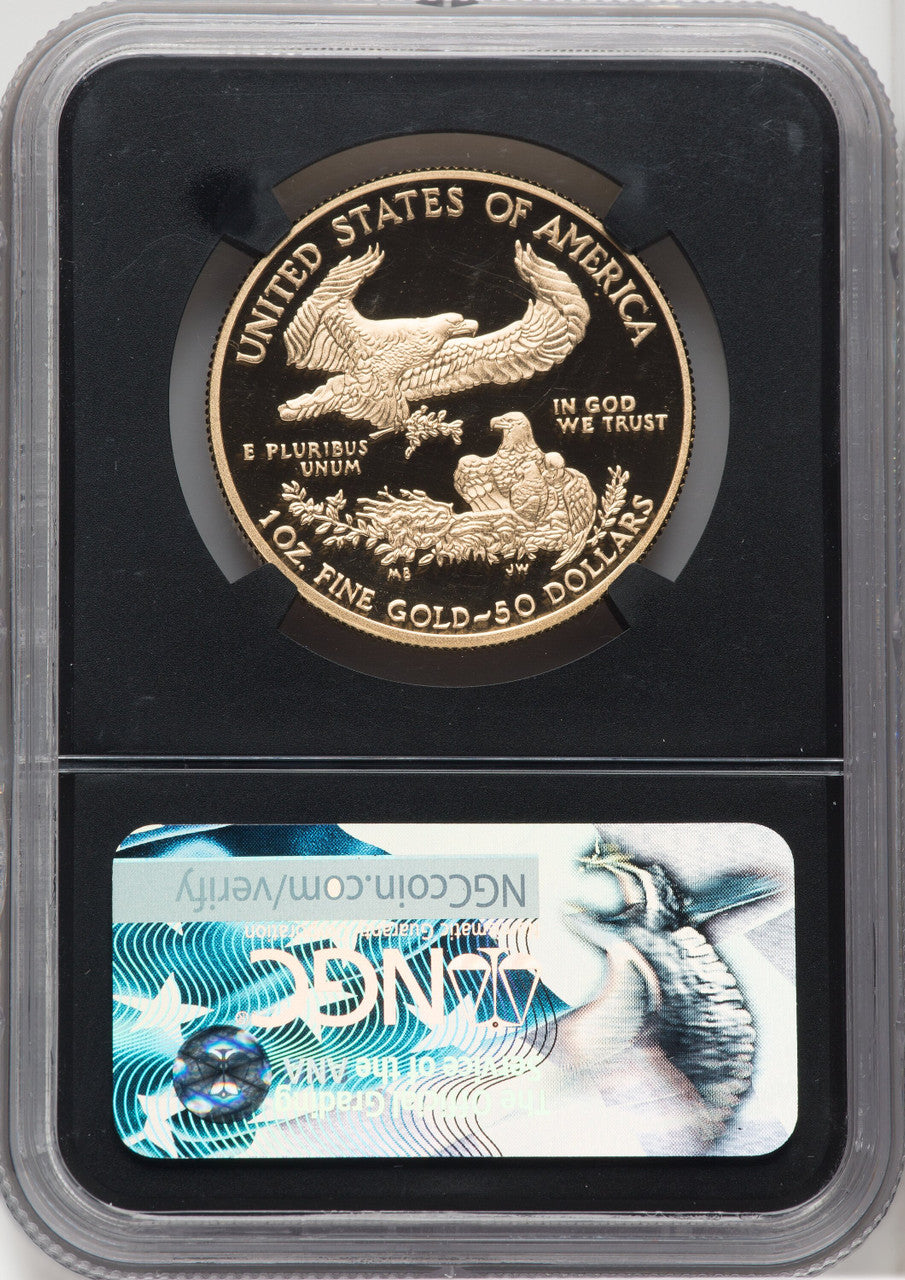 2017-W $50 One-Ounce Gold Eagle First Strike NGC PF70
