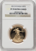 2013-W $25 Half-Ounce Gold Eagle NGC PF70