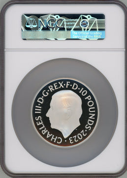 2023 British Monarchs 5oz G.Britian Charles I First Releases PF70 NGC