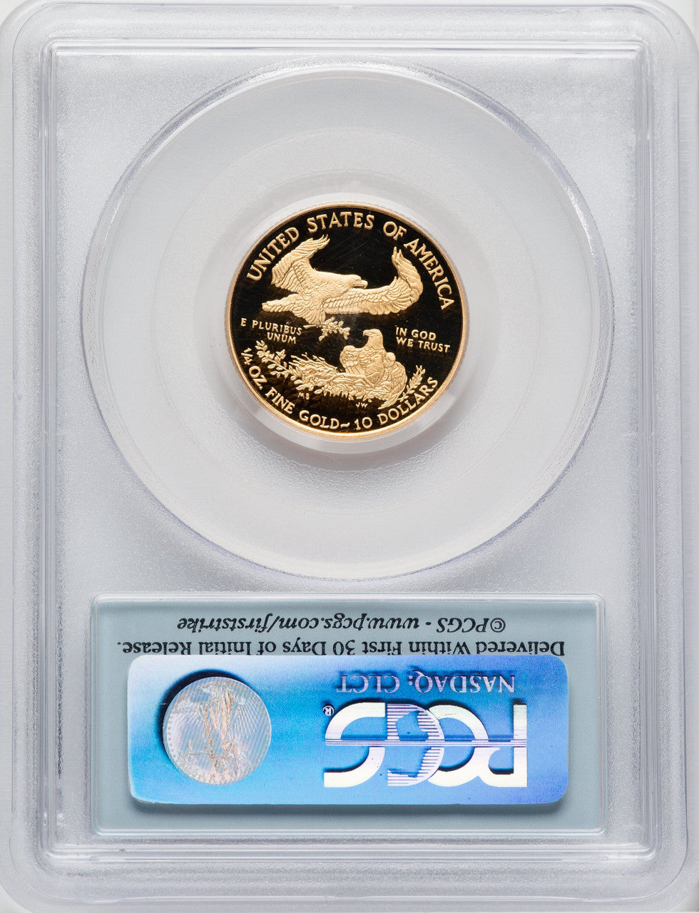 2010-W $10 Quarter-Ounce Gold Eagle First Strike PCGS PR70
