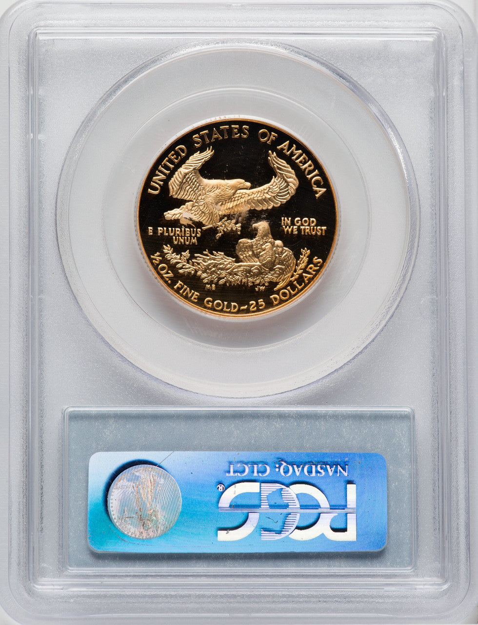 2002-W $25 Half-Ounce Gold Eagle PCGS PR70