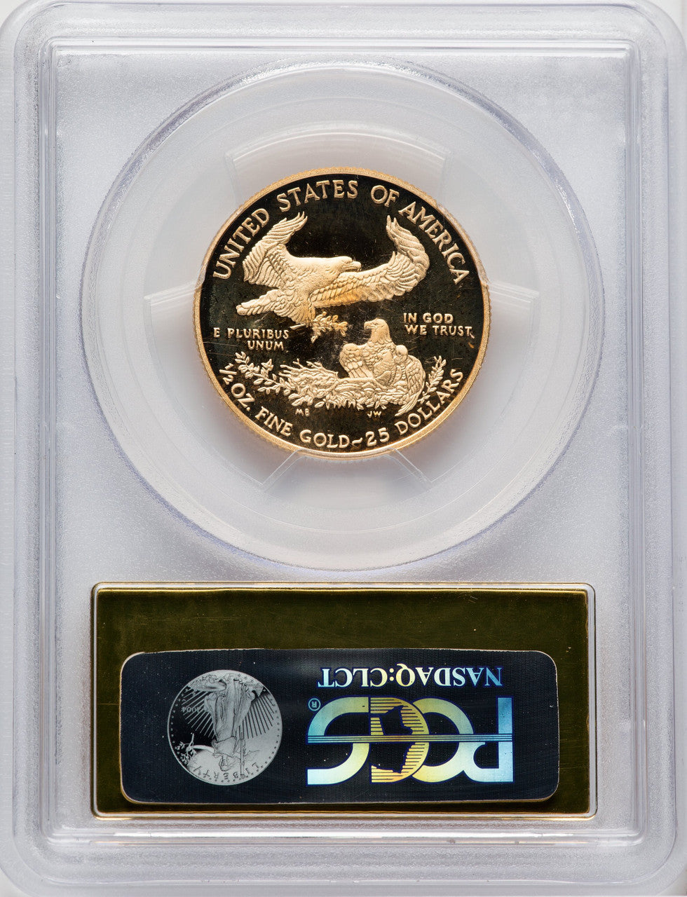 2015-W $25 Half-Ounce Gold Eagle First Day West Point Strike PCGS PR70