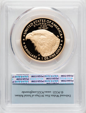 2022-W G$50 One Ounce Gold Eagle FS PCGS PR70