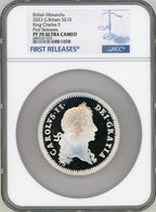 2023 British Monarchs 10 Pounds G. Britain Charles II PF70 NGC
