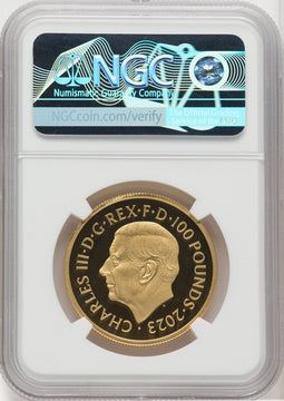 2023 1 oz Gold Charles III NCG PR69 Ultra Cameo