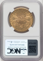 1890-CC $20 Liberty Double Eagle NGC AU58