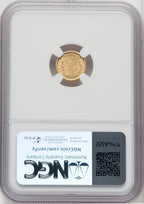 1849-O G$1 Open Wreath Gold Dollar NGC MS62