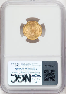 1901 $2.50 Liberty Quarter Eagle NGC MS66