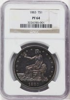 1883 T$1 Proof Trade Dollar NGC PR64