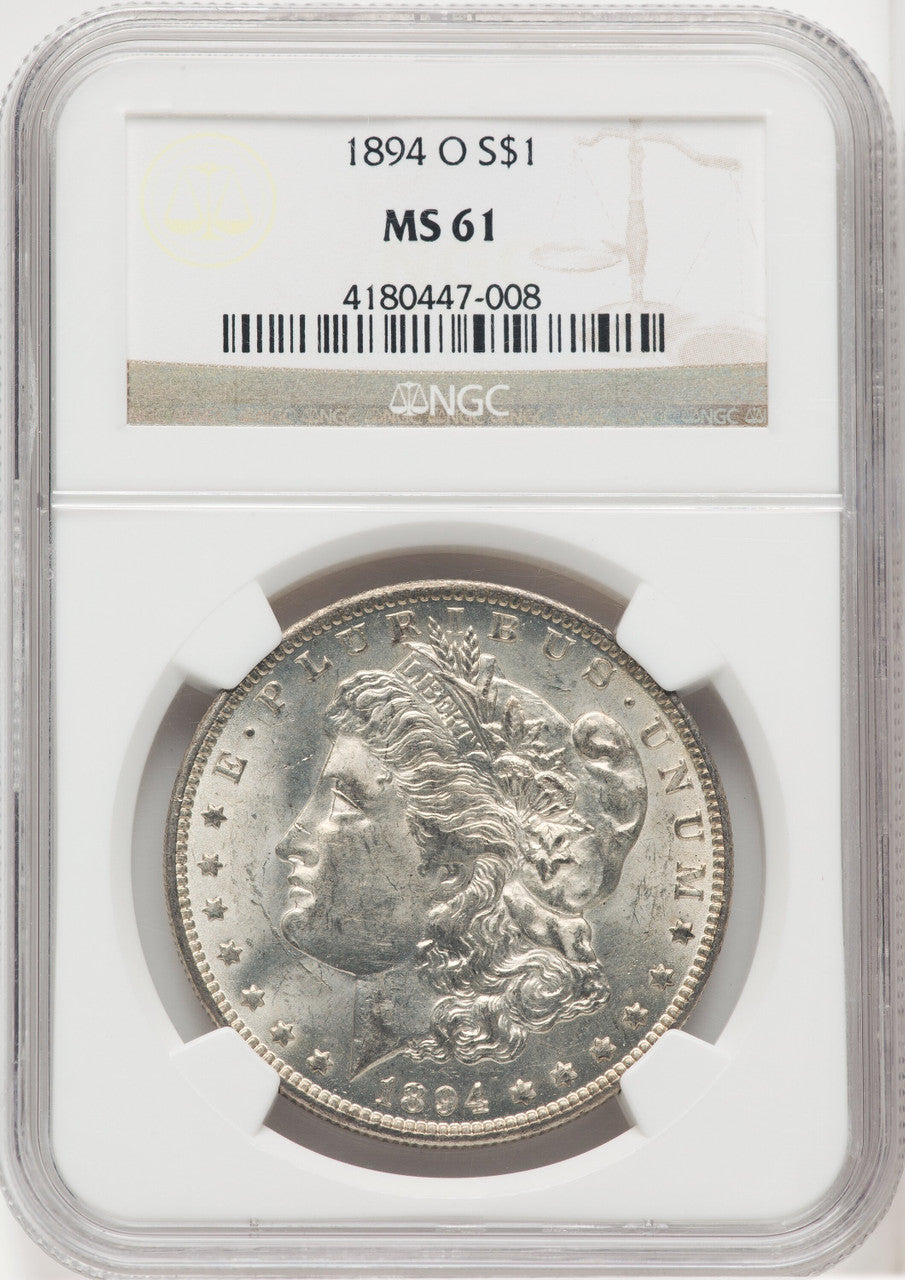 1894-O $1 Morgan Dollar NGC MS61