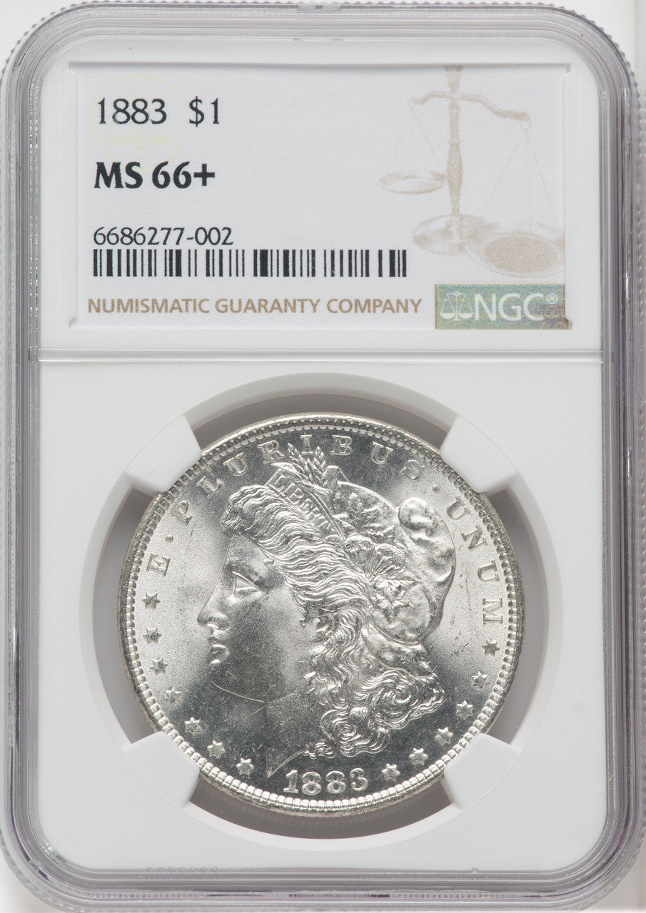 1883 $1 Morgan Dollar NGC MS66+ (505774015)