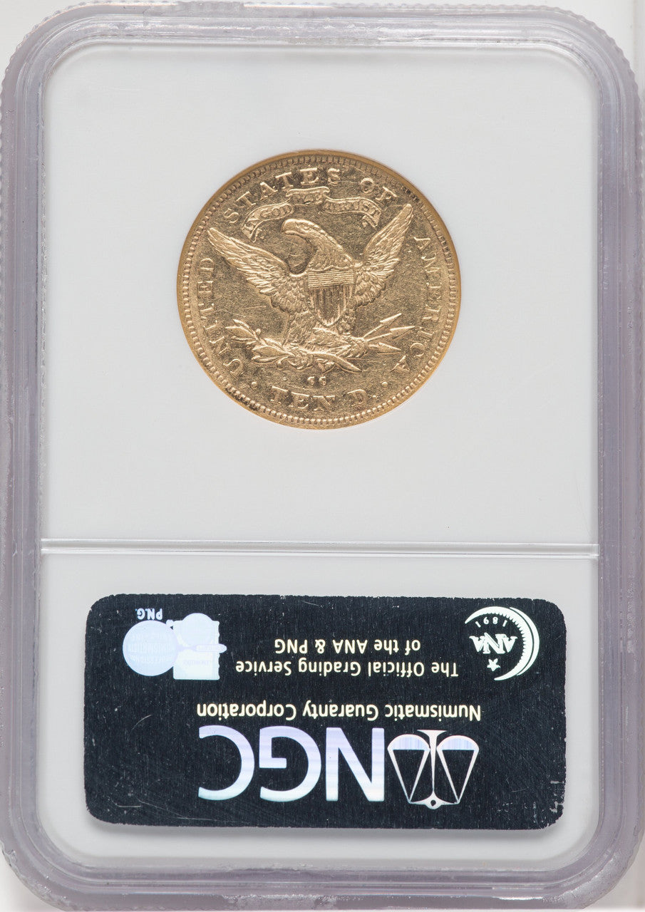 1878-CC $10 Liberty Eagle NGC AU53