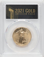 2021 $25 Half-Ounce Gold Eagle Type Two First Strike PCGS MS70