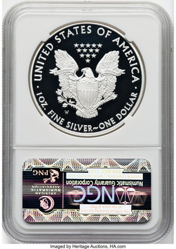 2010-W S$1 Silver Eagle First Strike NGC PF70