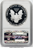 2010-W S$1 Silver Eagle First Strike NGC PF70