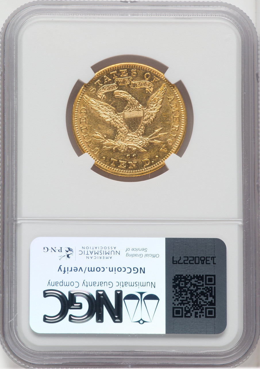 1893-CC $10 Liberty Eagle NGC AU58