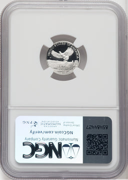 2000-W Platinum American Eagle NGC PF70 Castle Signed