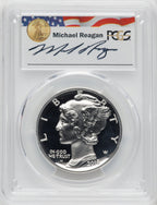 2018-W $25 Palladium First Strike Michael Reagan Legacy PCGS PR70