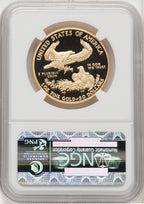 2012-W $50 One-Ounce Gold Eagle Brown Label NGC PF70