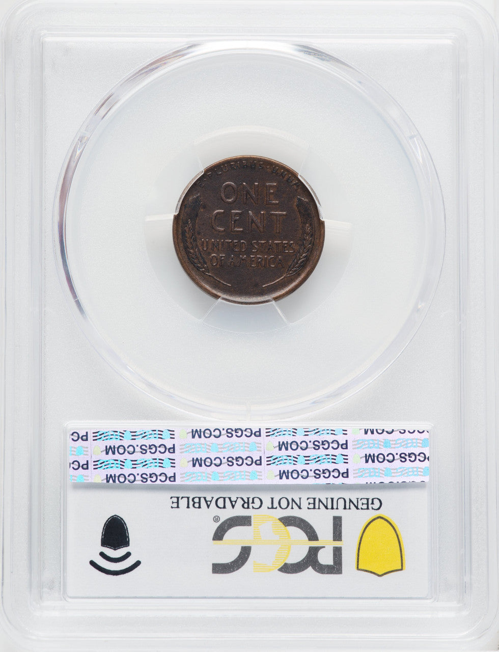 1914-D 1C BN Genuine Lincoln Cent Genuine PCGS AU50