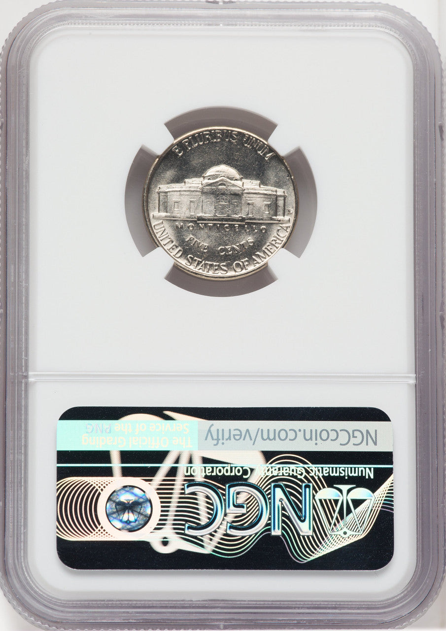 1955-D/S 5C Jefferson Nickel NGC MS66