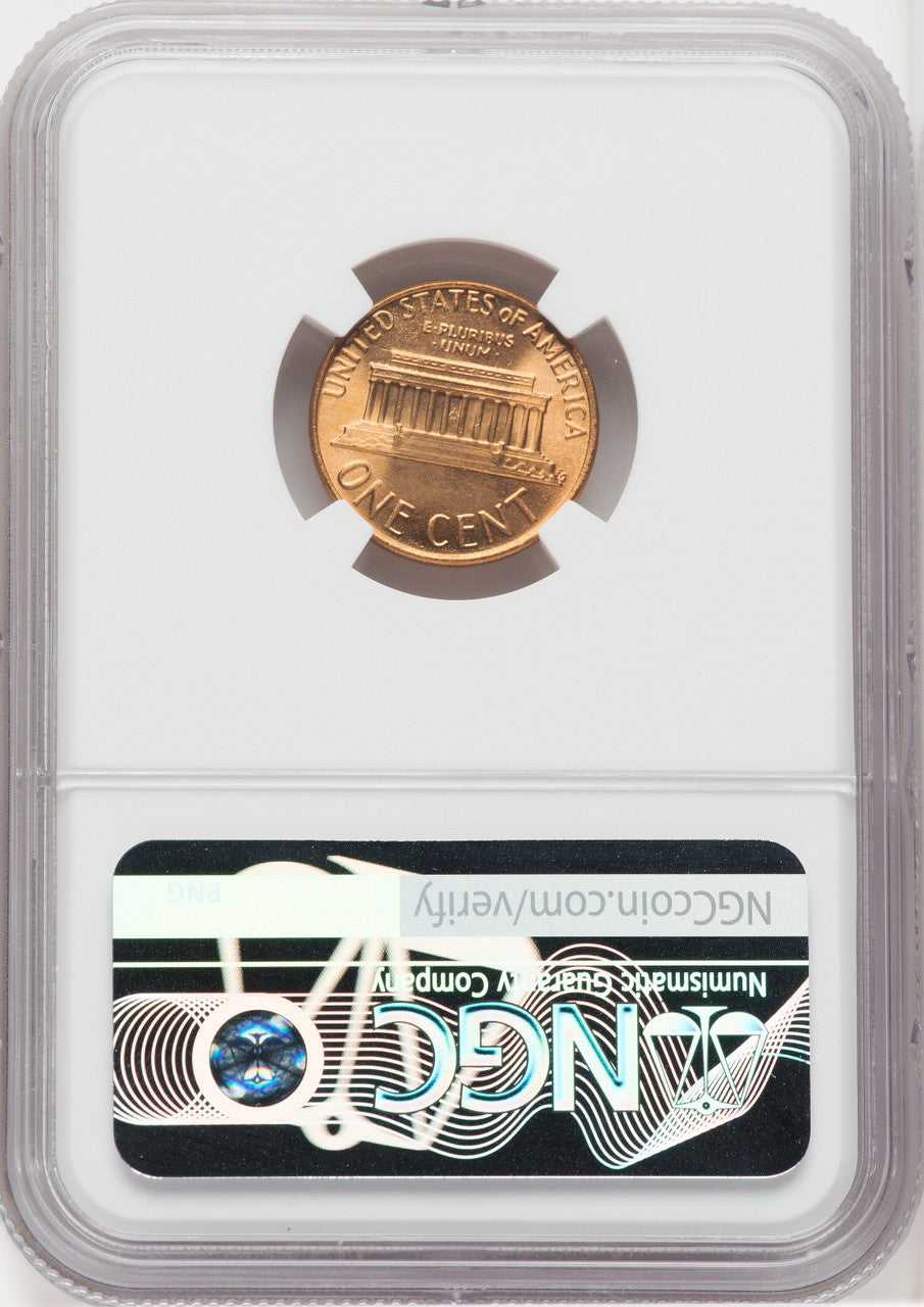 1977 1C RD Lincoln Cent NGC MS68