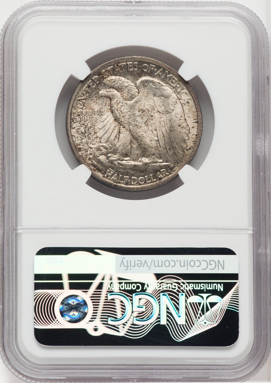 1917 50C CAC Walking Liberty Half Dollar NGC MS66
