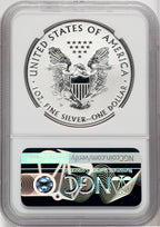 2019-S S$1 Silver Eagle Enhanced Reverse Proof Brown Label NGC PF70