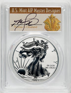 2019-S S$1 Silver Eagle First Day of Issue Thomas Cleveland Art Deco PCGS PR70