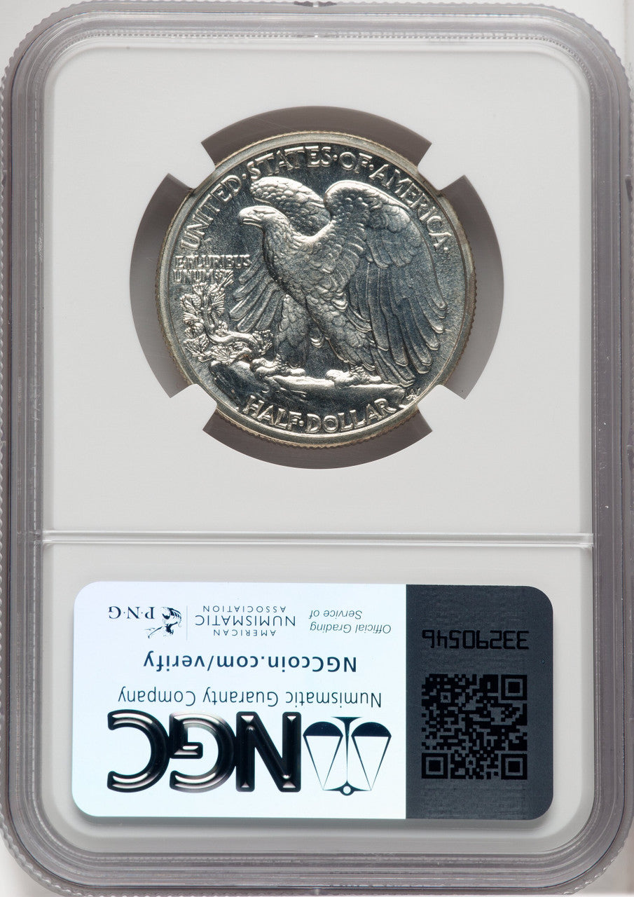 1936 50C Proof Walking Liberty Half Dollar NGC PR66