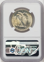 1917 50C Green Label Walking Liberty Half Dollar NGC MS67