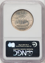 1924 50C Huguenot Commemorative Silver NGC MS67