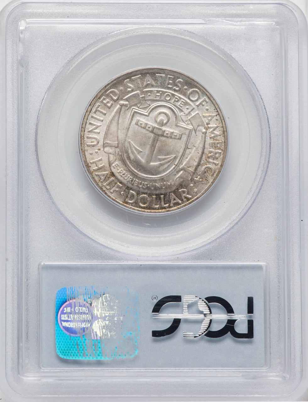 1936-D 50C Rhose Island CAC Commemorative Silver PCGS MS67